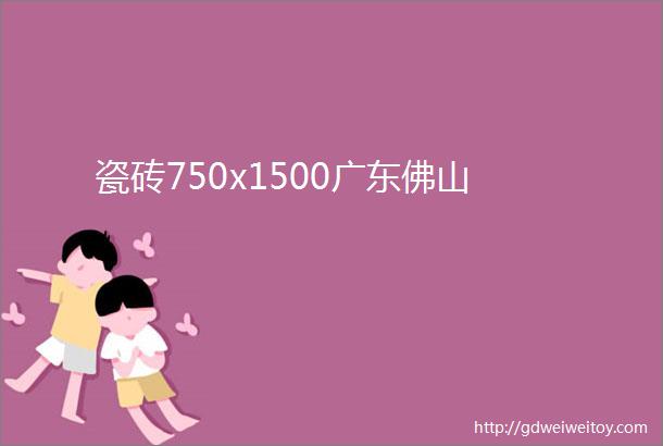 瓷砖750x1500广东佛山