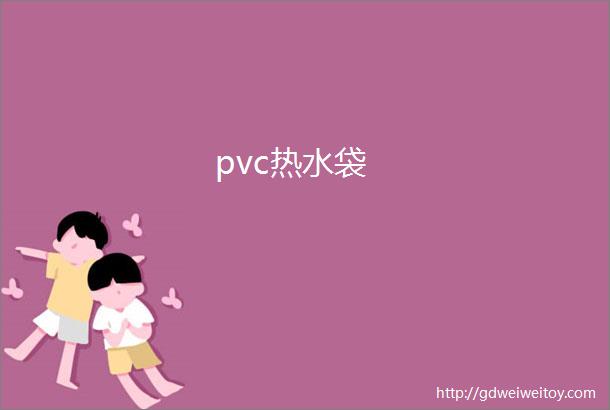 pvc热水袋