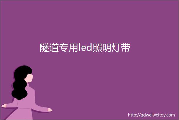 隧道专用led照明灯带