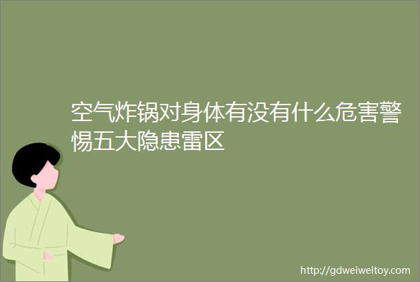 空气炸锅对身体有没有什么危害警惕五大隐患雷区