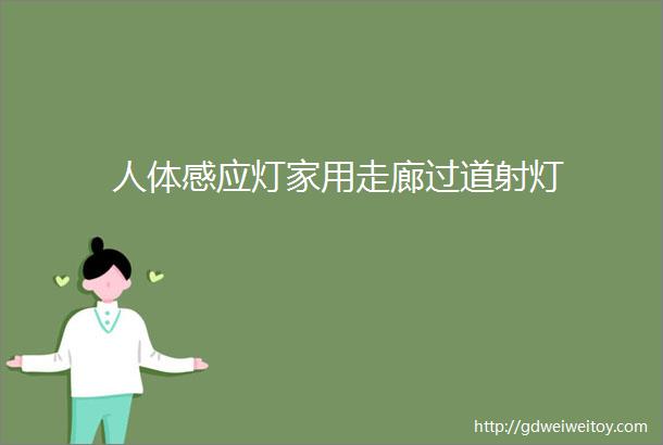 人体感应灯家用走廊过道射灯