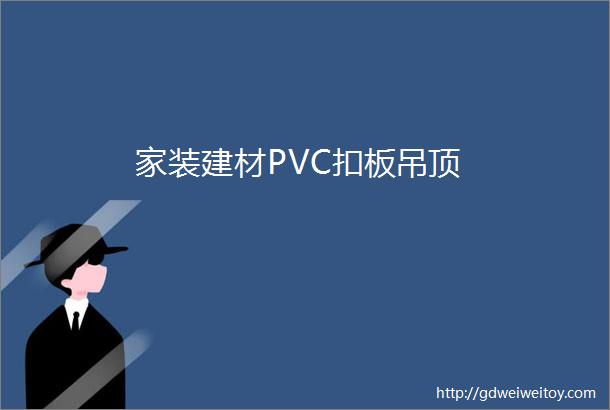 家装建材PVC扣板吊顶