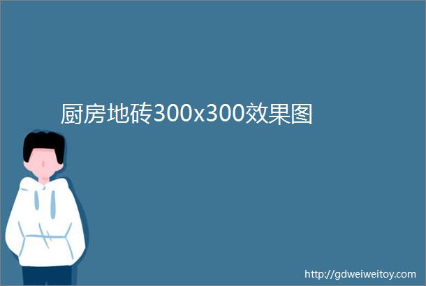 厨房地砖300x300效果图