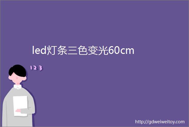 led灯条三色变光60cm