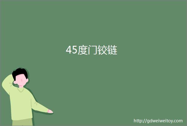 45度门铰链