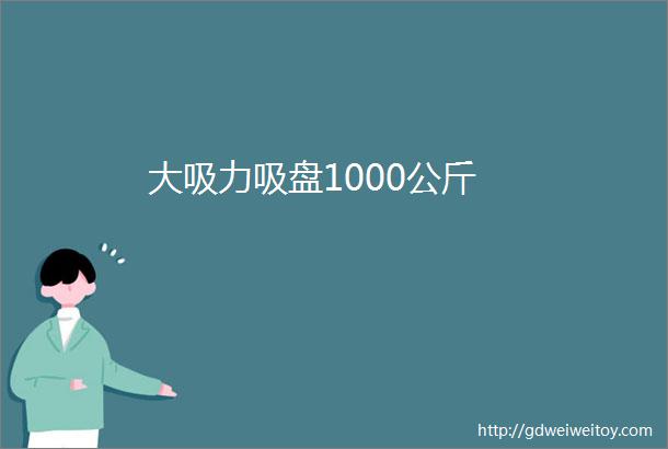 大吸力吸盘1000公斤