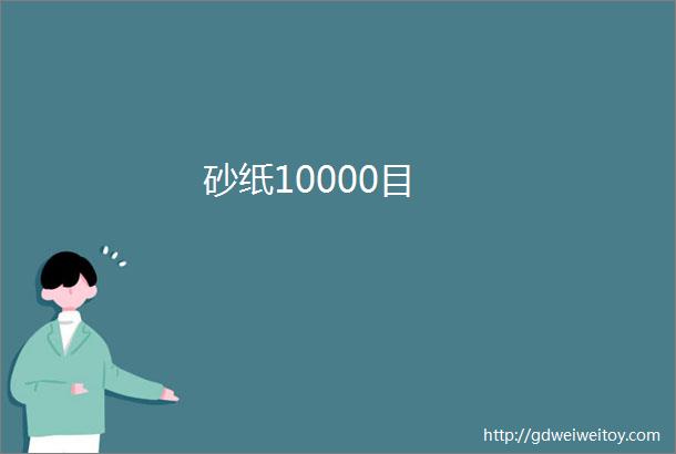 砂纸10000目