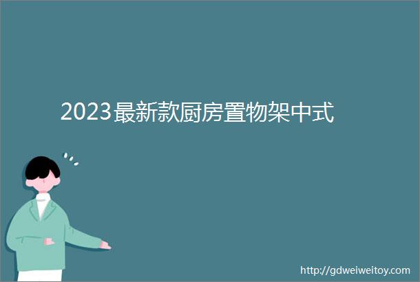 2023最新款厨房置物架中式